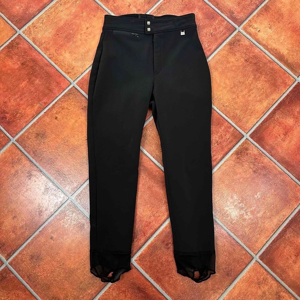 NILS Black Stirrup Snow Pants Size 8